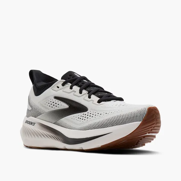 Brooks MEN'S GLYCERIN 23 WHITE/BLACK/GUM