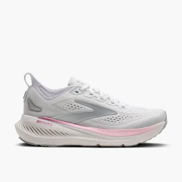 Brooks Women's Glycerin 23 White/ Harbor Mist/ Metalic