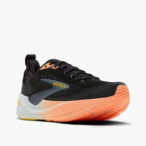 Brooks WOMEN'S GHOST MAX 4 BLACK/FOLKSTONE/CYBER PEACH