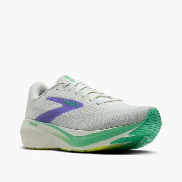 Brooks WOMEN'S GHOST AMP GREY/GREY/PARADISE GREEN