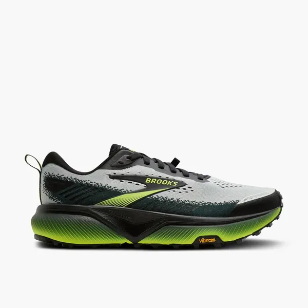 Brooks MEN'S CASCADIA 20 GREY/BLACK/NIGHTLIFE